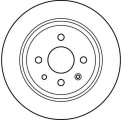 Brzdový kotouč TRW DF2614 - OPEL ASTRA, VECTRA