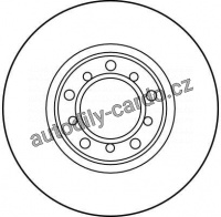 Brzdový kotouč TRW DF1573 - MERCEDES W123