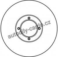 Brzdový kotouč TRW DF2616 - TOYOTA MODEL F 82-87