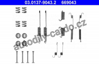 Sada příslušenství, brzdové čelisti ATE 03.0137-9043 (AT 669043)