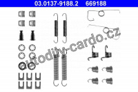 Sada příslušenství, brzdové čelisti ATE 03.0137-9188 (AT 669188)