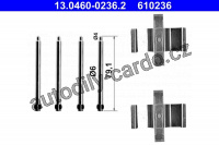 Sada příslušenství, obložení kotoučové brzdy ATE 13.0460-0236 (AT 610236)