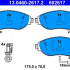 Sada brzdových destiček ATE 13.0460-2617 (AT 602617)