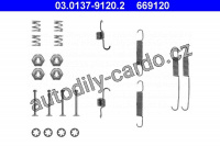 Sada příslušenství, brzdové čelisti ATE 03.0137-9120 (AT 669120)