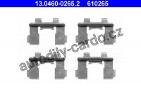 Sada příslušenství, obložení kotoučové brzdy ATE 13.0460-0265 (AT 610265)