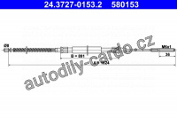Lanko ruční brzdy ATE 24.3727-0153 (AT 580153)