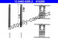 Sada příslušenství, obložení kotoučové brzdy ATE 13.0460-0280 (AT 610280)