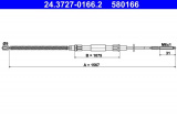 Lanko ruční brzdy ATE 24.3727-0166 (AT 580166)