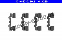 Sada příslušenství, obložení kotoučové brzdy ATE 13.0460-0289 (AT 610289)
