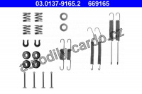 Sada příslušenství, brzdové čelisti ATE 03.0137-9165 (AT 669165)