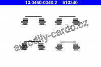 Sada příslušenství, obložení kotoučové brzdy ATE 13.0460-0340 (AT 610340)
