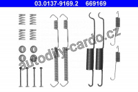 Sada příslušenství, brzdové čelisti ATE 03.0137-9169 (AT 669169)