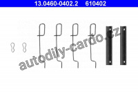 Sada příslušenství, obložení kotoučové brzdy ATE 13.0460-0402 (AT 610402)