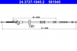 Lanko ruční brzdy ATE 24.3727-1945 (AT 581945)
