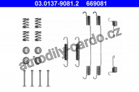 Sada příslušenství, brzdové čelisti ATE 03.0137-9081 (AT 669081)