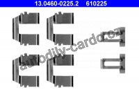 Sada příslušenství, obložení kotoučové brzdy ATE 13.0460-0225 (AT 610225)