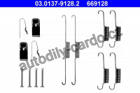 Sada příslušenství, brzdové čelisti ATE 03.0137-9128 (AT 669128)