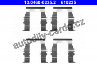 Sada příslušenství, obložení kotoučové brzdy ATE 13.0460-0235 (AT 610235)