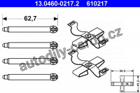 Sada příslušenství, obložení kotoučové brzdy ATE 13.0460-0217 (AT 610217)