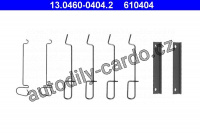 Sada příslušenství, obložení kotoučové brzdy ATE 13.0460-0404 (AT 610404)