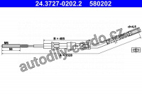 Lanko ruční brzdy ATE 24.3727-0202 (AT 580202)