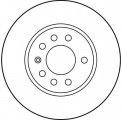 Brzdový kotouč TRW DF2681 - OPEL VECTRA