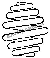 Pružina tlumiče pérování SACHS SA 996 292