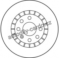 Brzdový kotouč TRW DF1625 - OPEL ASTRA