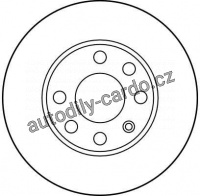 Brzdový kotouč TRW DF1608 - OPEL CORSA, ASTRA