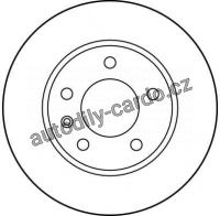 Brzdový kotouč TRW DF1614 - OPEL OMEGA