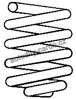 Pružina tlumiče pérování SACHS SA 996 350
