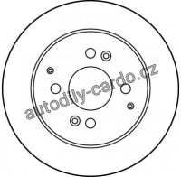 Brzdový kotouč TRW DF2669 - HONDA ACCORD