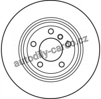 Brzdový kotouč TRW DF4189 - BMW X5