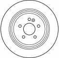 Brzdový kotouč TRW DF4196 - MERCEDES W163 ML