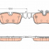 Sada brzdových destiček TRW GDB2063