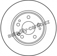 Brzdový kotouč TRW DF1585 - MERCEDES W
