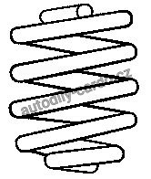 Pružina tlumiče pérování SACHS SA 997 092