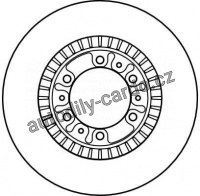 Brzdový kotouč TRW DF4077 - MITSUBISHI PAJERO