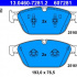 Sada brzdových destiček ATE 13.0460-7281 (AT 607281)