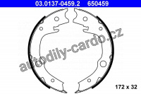 Sada brzdových čelistí ATE 03.0137-0459 (AT 650459)