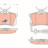 Sada brzdových destiček TRW GDB1475 - VW POLO