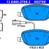 Sada brzdových destiček ATE 13.0460-2768 (AT 602768)