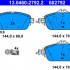 Sada brzdových destiček ATE 13.0460-2792 (AT 602792)