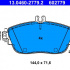 Sada brzdových destiček ATE 13.0460-2779 (AT 602779)