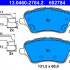 Sada brzdových destiček ATE 13.0460-2784 (AT 602784)