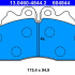 Sada brzdových destiček ATE 13.0460-4844 (AT 604844)