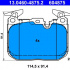 Sada brzdových destiček ATE 13.0460-4875 (AT 604875)