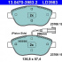 Sada brzdových destiček ATE 13.0470-3983 (AT LD3983)