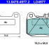 Sada brzdových destiček ATE 13.0470-4977 (AT LD4977)