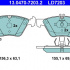 Sada brzdových destiček ATE 13.0470-7203 (AT LD7203)